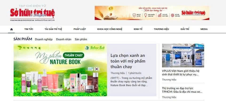 THÊM MỘT DẤU ẤN TỰ HÀO: NATURE BOOK ĐƯỢC TẠP CHÍ SỞ HỮU TRÍ TUỆ VÀ SÁNG TẠO ĐƯA TIN