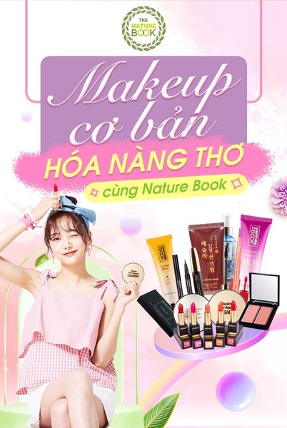 Makeup cơ bản hóa nàng thơ cùng Nature Book