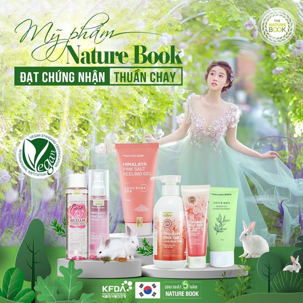 Nature Book đạt chứng nhận thuần chay quốc tế