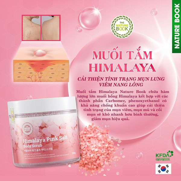 4 lợi ích từ muối tắm Himalaya Nature Book