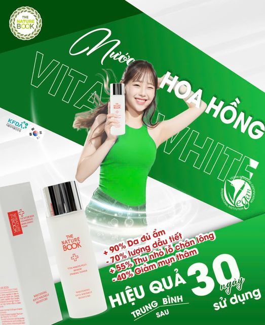 Nước Hoa Hồng Vita White Nature Book