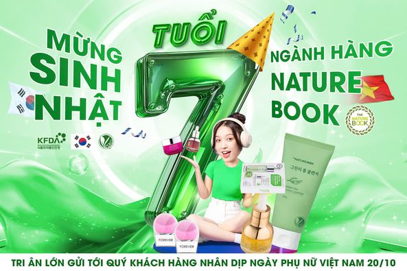 CHÚC MỪNG SINH NHẬT 7 NĂM NATURE BOOK