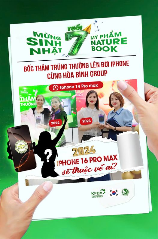 Bốc thăm trúng thưởng LÊN đời IPHONE cùng HÒA BÌNH GROUP