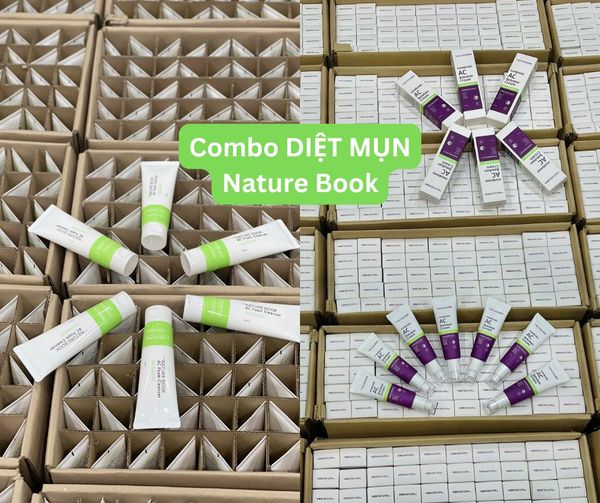 KHO HÀNG “VỠ TRẬN” VỚI COMBO DIỆT MỤN NATURE BOOK