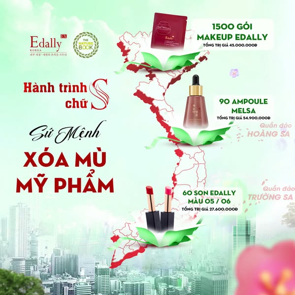 HÀNH TRÌNH CHỮ “S” VỚI SỨ MỆNH “XÓA MÙ MỸ PHẨM”