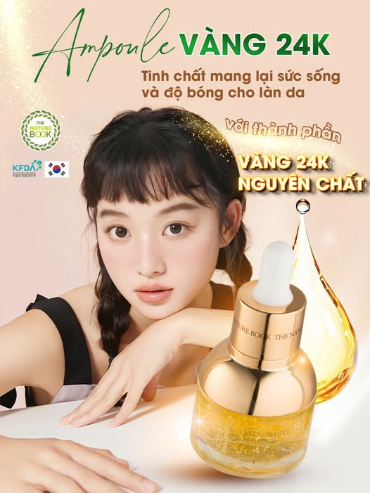 AMPOULE VÀNG 24K - BÍ QUYẾT CHO LÀN DA TƯƠI TRẺ RẠNG NGỜI