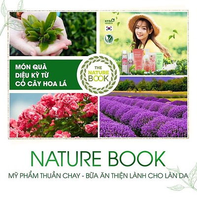 Mỹ phẩm thuần chay Nature Book - Món quà diệu kỳ từ cỏ cây hoa lá