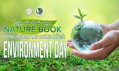 Mỹ phẩm thuần chay Nature Book hưởng ứng ngày môi trường thế giới - Environment Day