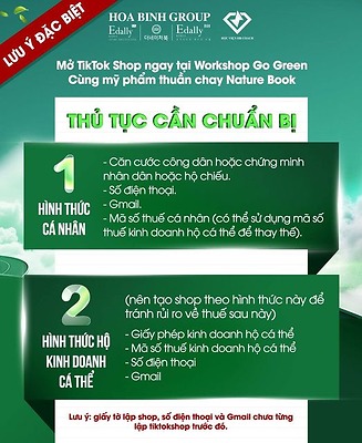 Chuẩn Bị Mở Shop TikTok Tại Chương Trình - Cùng GO GREEN Bứt Phá Kinh Doanh! 