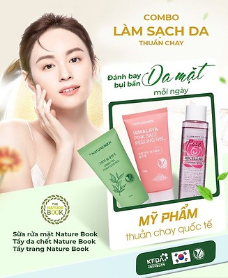 Combo Làm Sạch Da Thuần Chay - Đánh Bay Bụi Bẩn Da Mặt Mỗi Ngày