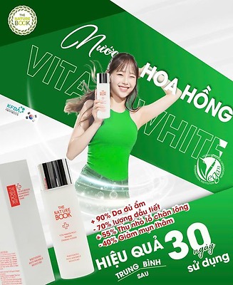 Nước Hoa Hồng Vita White Nature Book