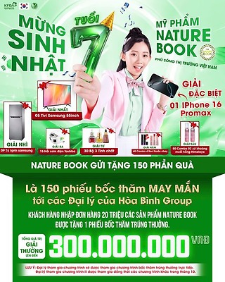 CHÍNH THỨC: BÙNG NỔ SINH NHẬT 7 NĂM –  CƠ HỘI RINH NGAY IPHONE 16 PROMAX SIÊU ĐỈNH 