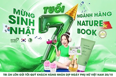 CHÚC MỪNG SINH NHẬT 7 NĂM NATURE BOOK