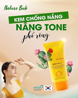 Chống nắng CẢ HÈ LẪN ĐÔNG cùng kem chống nắng nâng tông, phổ rộng Nature Book!