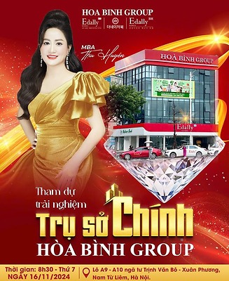 TOUR THAM QUAN TRẢI NGHIỆM ĐẦU TIÊN TẠI TRỤ SỞ CHÍNH HÒA BÌNH GROUP