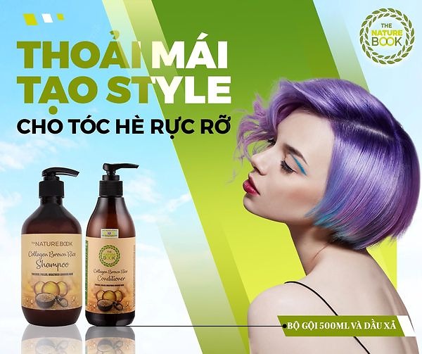 THOẢI MÁI TẠO STYLE CHO TÓC HÈ RỰC RỠ 