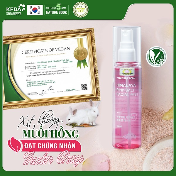  Khám Phá Sức Mạnh Tự Nhiên: Xịt Khoáng Muối Hồng Himalaya Nature Book 