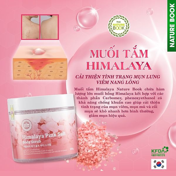 4 lợi ích từ muối tắm Himalaya Nature Book