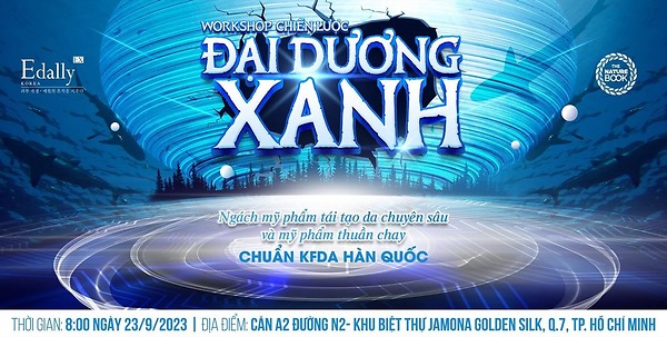 WORKSHOP Chiến lược Đại Dương Xanh -  Ngách mỹ phẩm tái tạo da chuyên và mỹ phẩm thuần chay chuẩn KFDA Hàn Quốc