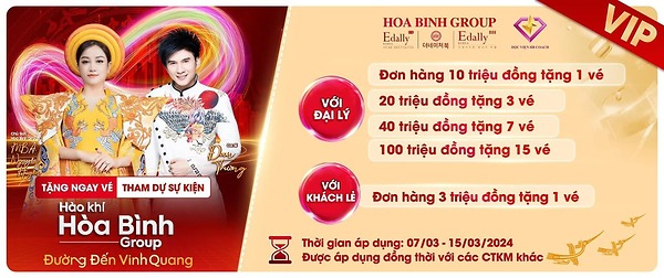 TIN SIÊU HOT: Tặng ngay vé VIP tham dự sự kiện Hào khí Hòa bình Group