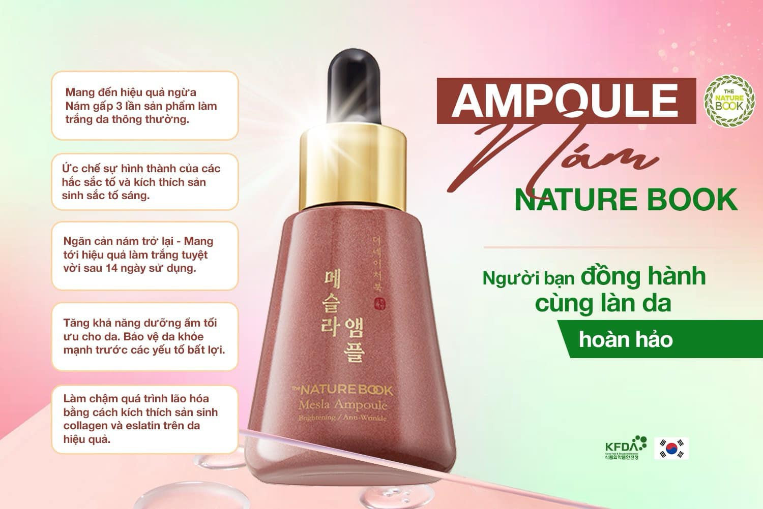  Ampoule nám Mesla - Kết quả của công nghệ hiện đại bậc nhất Liposome trong mỹ phẩm