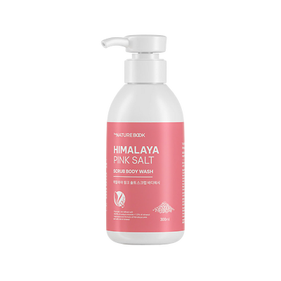 SỮA TẮM TRẮNG MUỐI HỒNG HIMALAYA 1000PM (THE NATURE BOOK HIMALAYA PINK SALT SCRUB BODY WASH)