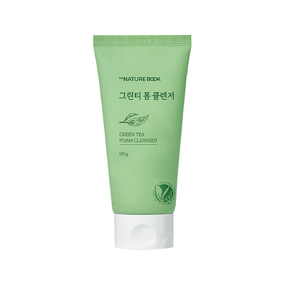 SỮA RỬA MẶT TRÀ XANH THE NATURE BOOK - DIỆN MẠO MỚI (The Nature Book Green Tea Foam Cleanser)